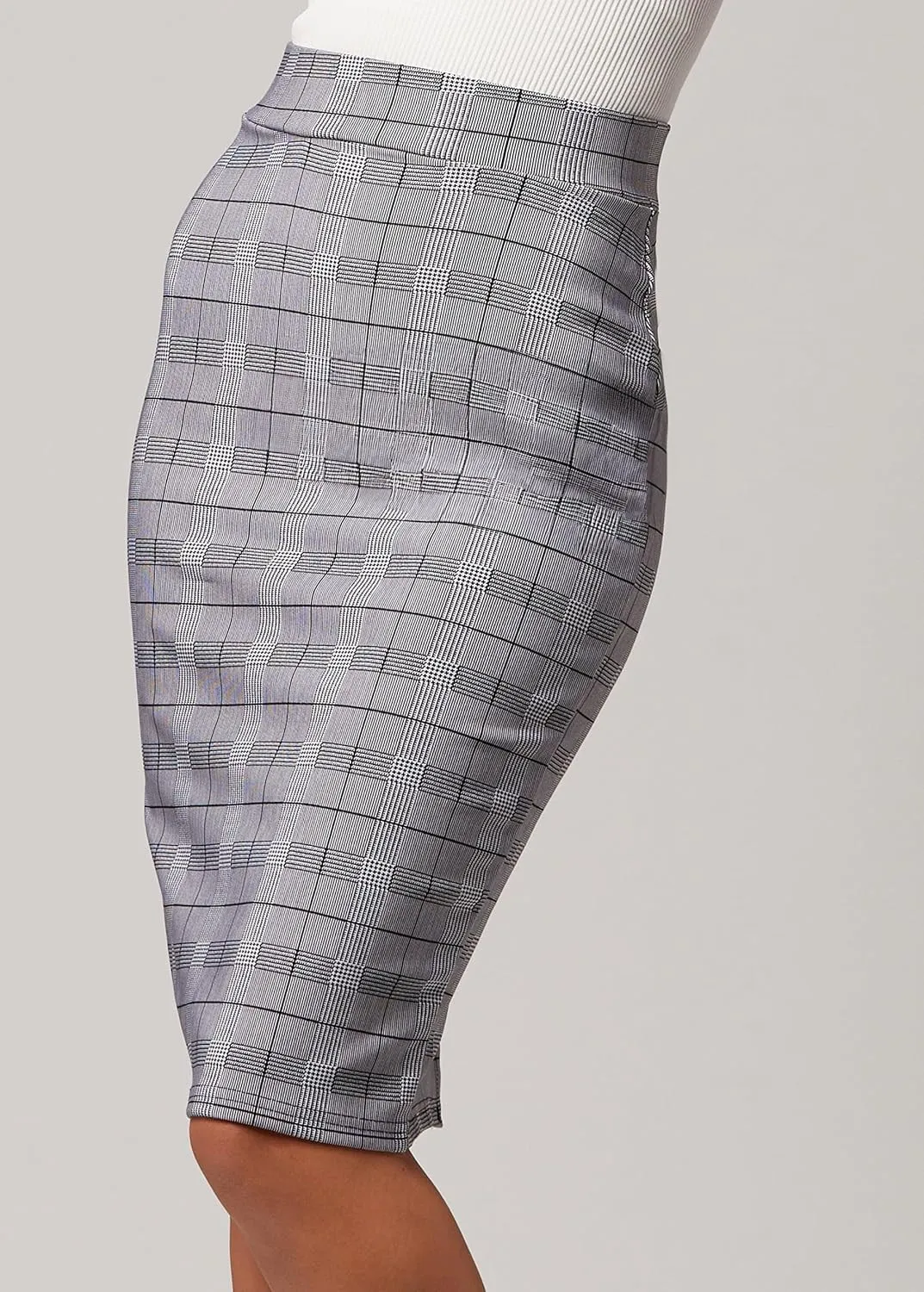 Conceited Skirts for Women - Stretch Pencil Skirt - Wear to Work - Pull On - Midi Length in Regular and Plus Size