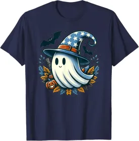 Halloween Ghost Halloween Costume For Men Women Kids T-Shirt
