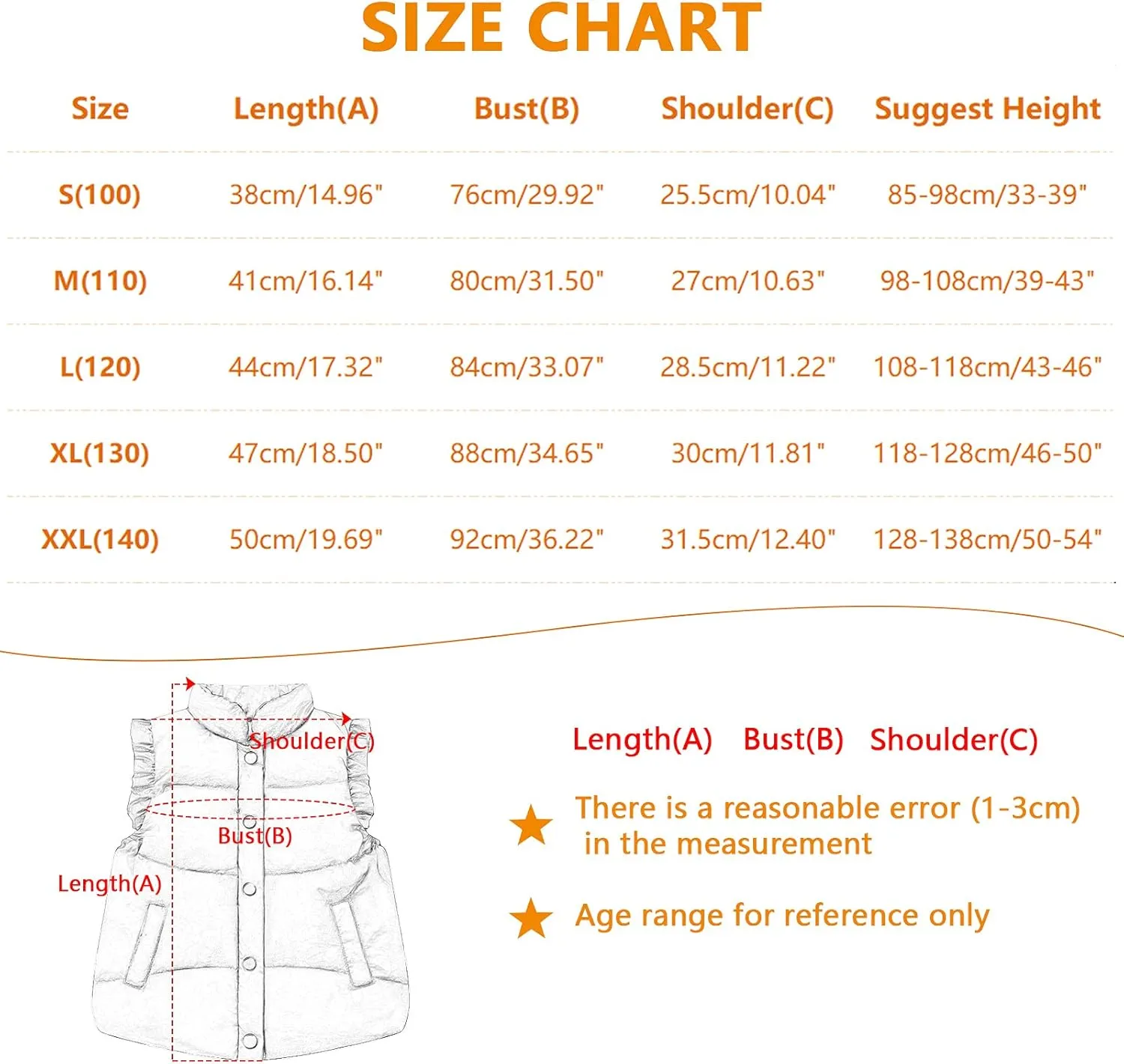 Happy Cherry Cute Little Girls Ruffle Vest Sleeve Jacket Button Waistcoat Kids Autumn Winter Clothes for 2-8 Years
