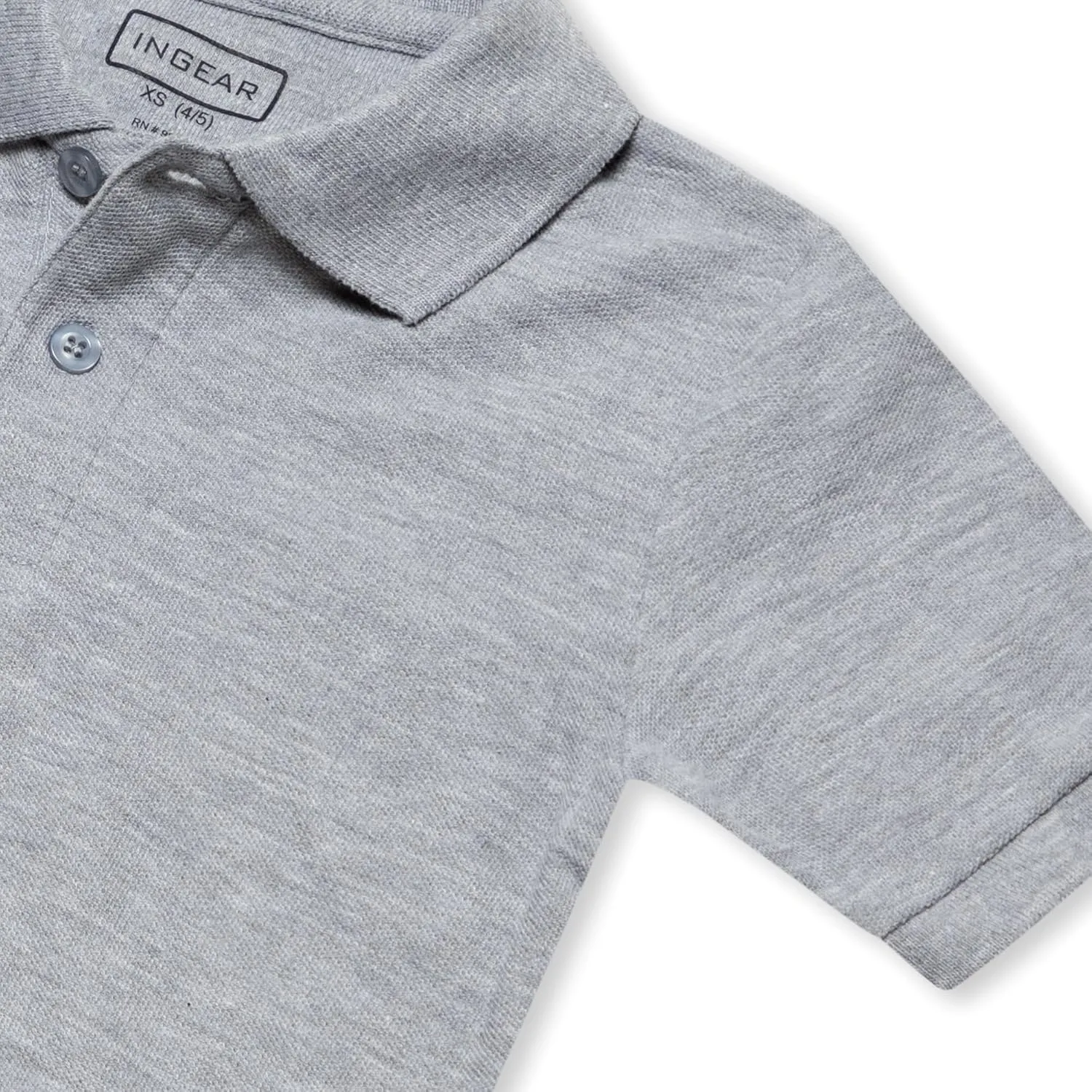 INGEAR Boys Short Sleeve Polo Shirt for School Uniform & Casual Wear