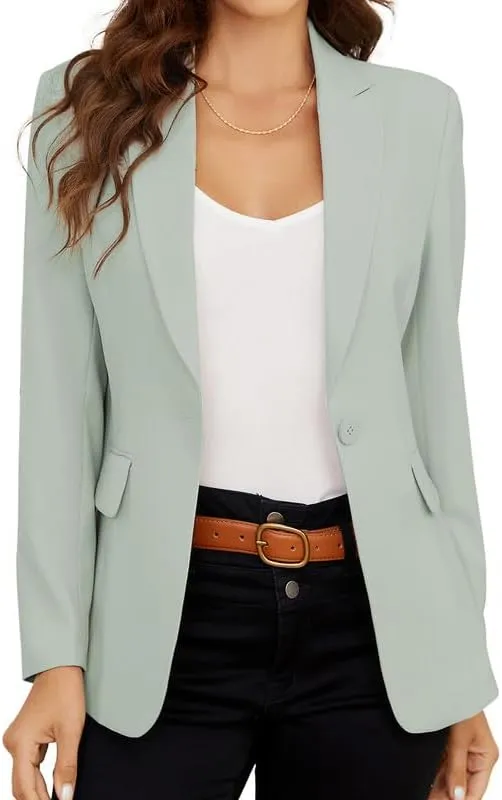 Women's Blazer, Stylish Blazer Jackets for Women, Perfect for Casual & Business Wear, Long Sleeve Blazers for Women