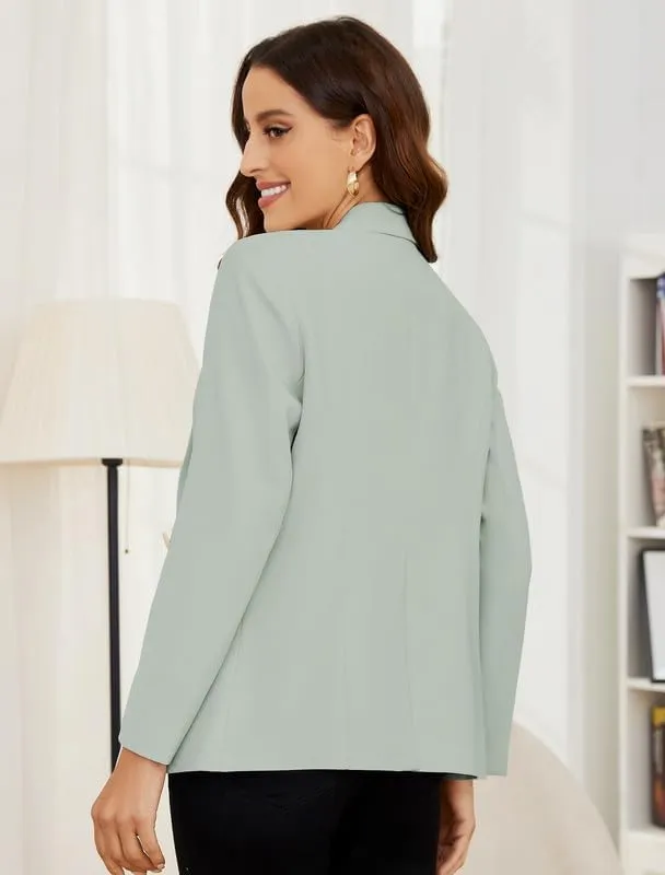 Women's Blazer, Stylish Blazer Jackets for Women, Perfect for Casual & Business Wear, Long Sleeve Blazers for Women
