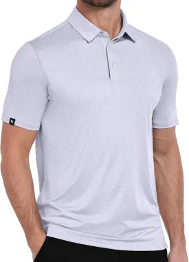 ZITY Mens Print Polo Shirts Short Sleeve Moisture Wicking Shirts for Men Golf Tennis Daily Casual Collared T-Shirt