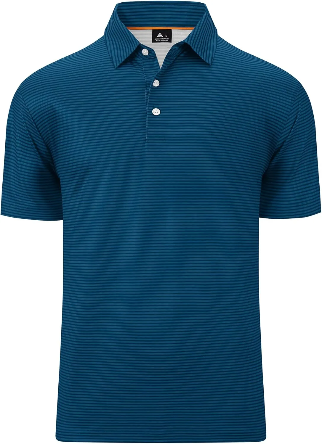 ZITY Mens Print Polo Shirts Short Sleeve Moisture Wicking Shirts for Men Golf Tennis Daily Casual Collared T-Shirt